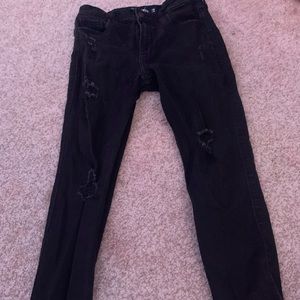 black skinny jeans